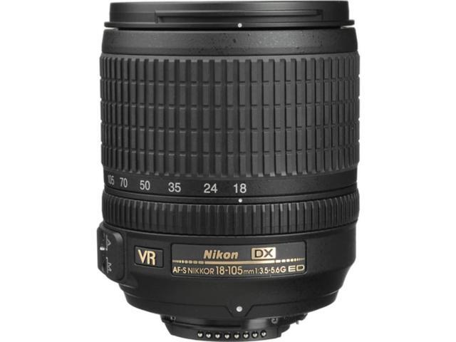 Nikon AF-S DX 18-105mm f/3.5-5.6G ED VR Lens (2179) Intl Model Bundle