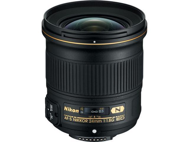 Nikon AF-S 24mm f/1.8G ED Prime Lens (20057) Intl Model Bundle