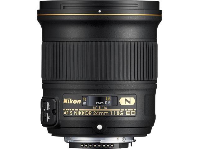 Nikon AF-S 24mm f/1.8G ED Prime Lens (20057) Intl Model Bundle