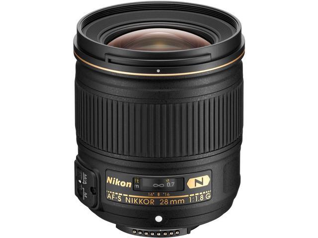 Nikon AF-S 28mm f/1.8G Wide-Angle Prime Lens (2203) Intl Model Bundle