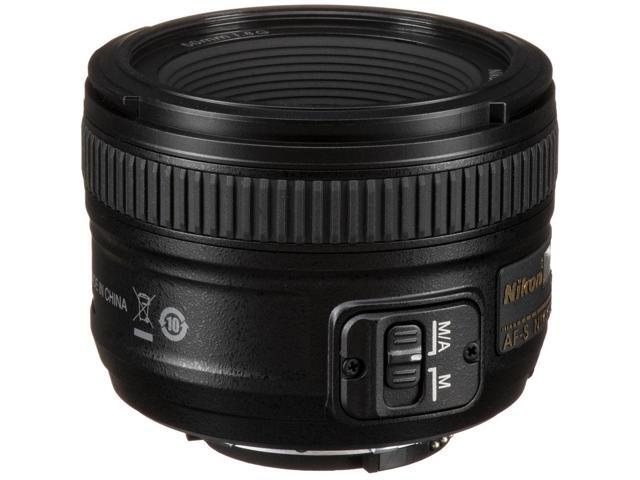 Nikon AF-S 50mm f/1.8G Compact Prime Lens (2199) Intl Model Bundle