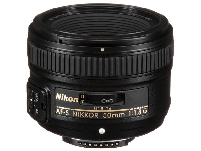 Nikon AF-S 50mm f/1.8G Compact Prime Lens (2199) Intl Model Bundle