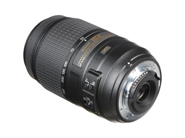 Nikon AF-S DX 55-300mm f/4.5-5.6G ED VR Lens (2197) Intl Model Bundle