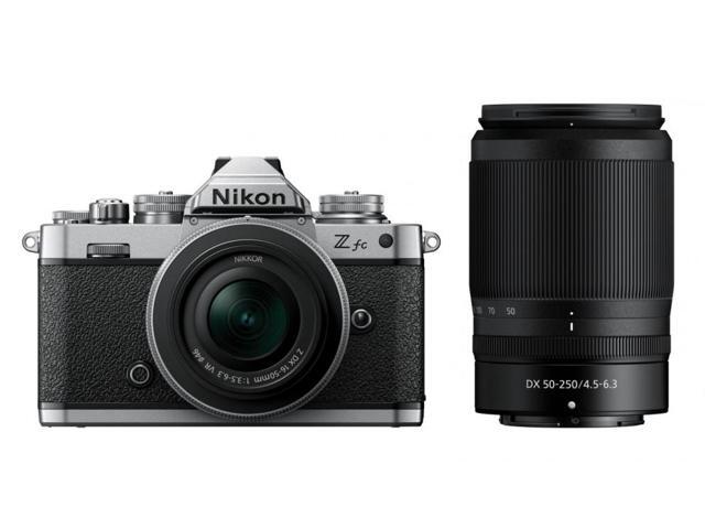 Nikon Z fc Digital Camera with Dual Lenses (Black, 851090) INTL + FTZ Adapter