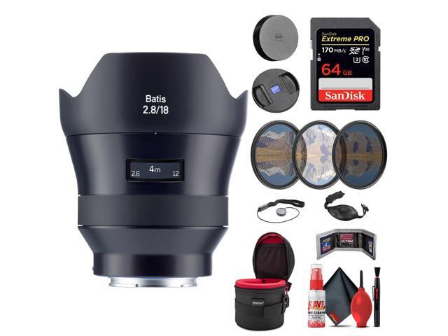 Zeiss Batis 18mm f/2.8 Lens for Sony E Mount (2136-691) + Deluxe Kit