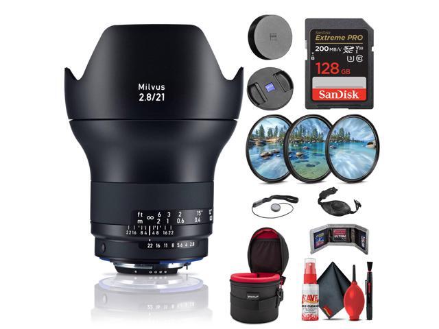 Zeiss Milvus 21mm f/2.8 ZF.2 Lens for Nikon F (2096-548) + Advanced Kit