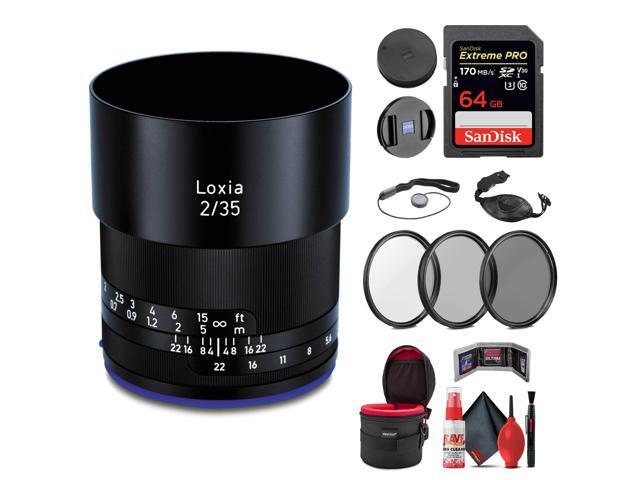 Zeiss Loxia Biogon T* 35mm f/2 Lens for Sony E Mount (2103-749) + Deluxe Kit