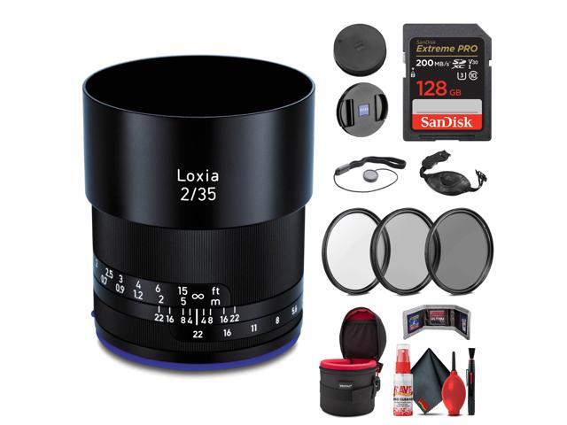 Zeiss Loxia Biogon T* 35mm f/2 Lens for Sony E Mount (2103-749) + Advanced Kit
