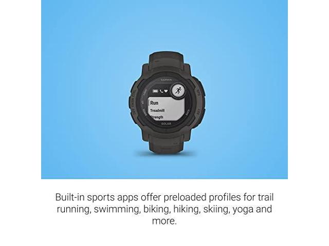 Garmin - Instinct 2 Solar 45 mm Smartwatch Fiber-reinforced Polymer - Graphite - (2022) - image 8