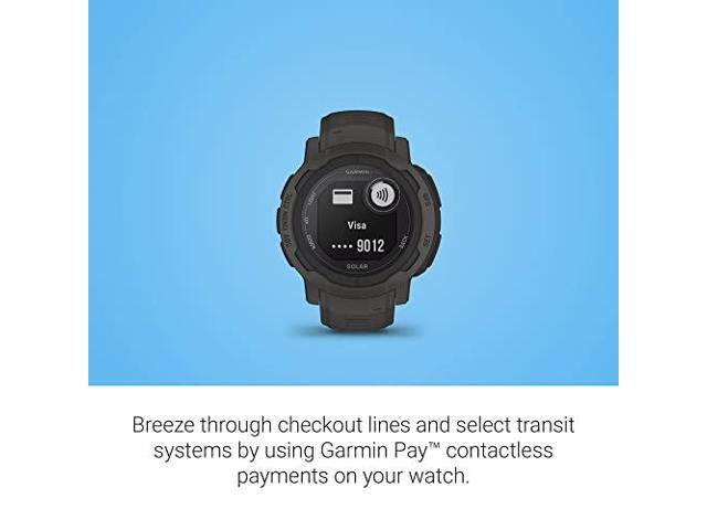 Garmin - Instinct 2 Solar 45 mm Smartwatch Fiber-reinforced Polymer - Graphite - (2022) - image 9