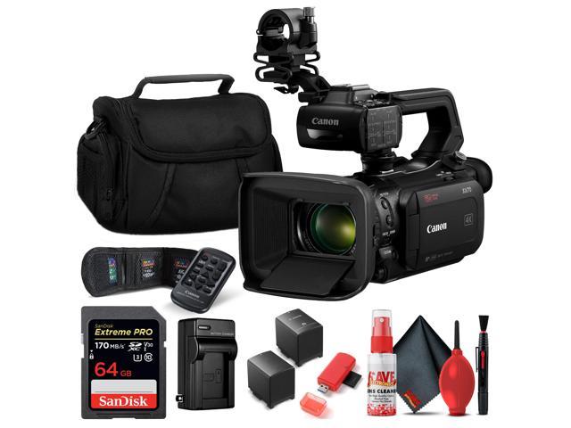 Photos - Camcorder Canon XA70  + 64GB Card, Extra Battery/Charger & more accessories 