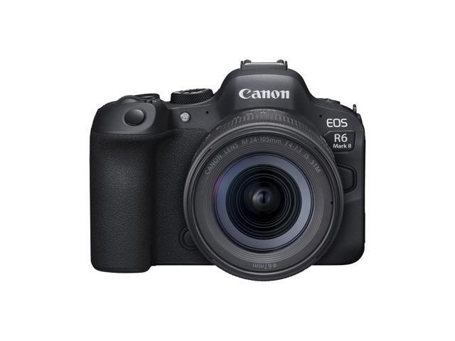 Canon - EOS R6 Mark II Mirrorless Camera with RF24-105mm f/4-7.1 IS STM Lens - Black - image 8