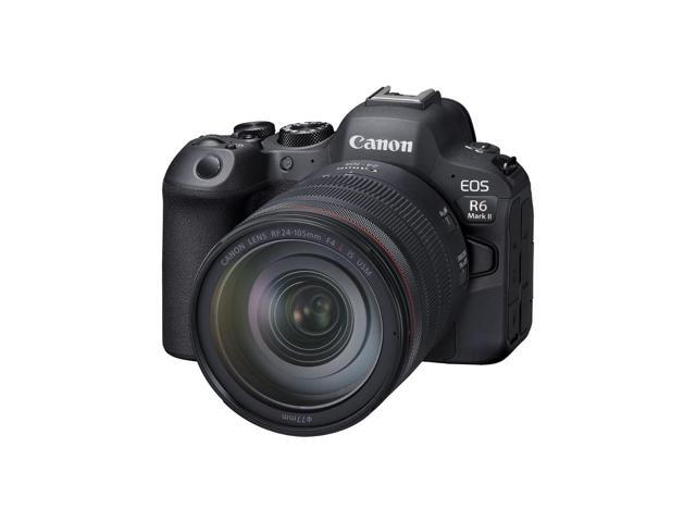Canon - EOS R6 Mark II Mirrorless Camera with RF24-105mm f/4L IS USM Lens - Black - image 3