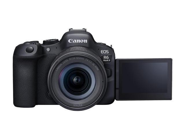 Canon - EOS R6 Mark II Mirrorless Camera with RF24-105mm f/4-7.1 IS STM Lens - Black - image 10