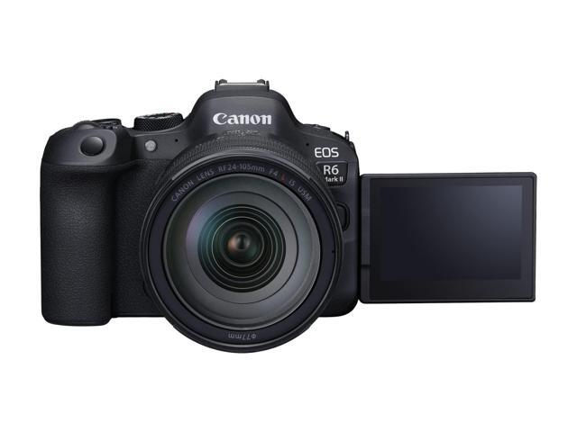 Canon - EOS R6 Mark II Mirrorless Camera with RF24-105mm f/4L IS USM Lens - Black - image 4