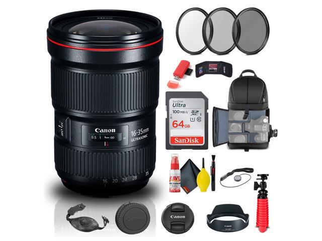Canon EF 16-35mm f/2.8L III USM Lens (0573C002) + Filter Kit + BackPack + More (International Version)