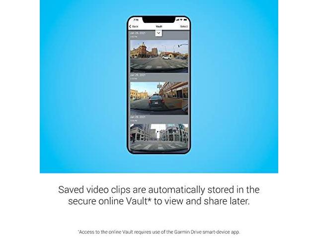 Garmin - DriveCam 76 7" GPS Navigator with Built-In Camera and Built-In Bluetooth - Black - image 5