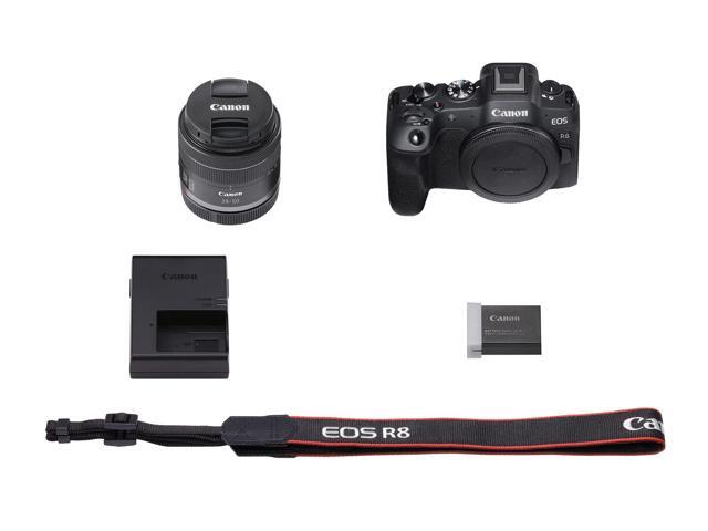 Canon - EOS R8 4K Video Mirrorless Camera with RF24-50mm f/4.5-6.3 IS STM Lens - Black - image 4