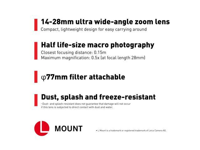 Panasonic - LUMIX S 14-28mm F4-5.6 Interchangeable Lens L-Mount Compatible for LUMIX S Series Cameras - Black - image 3