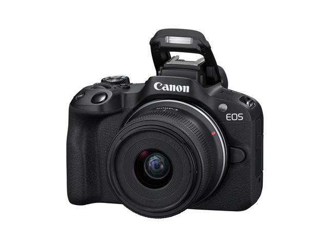Canon - EOS R50 4K Video Mirrorless Camera 2 Lens Kit with RF-S18-45mm and RF-S55-210mm Lenses - Black - image 10