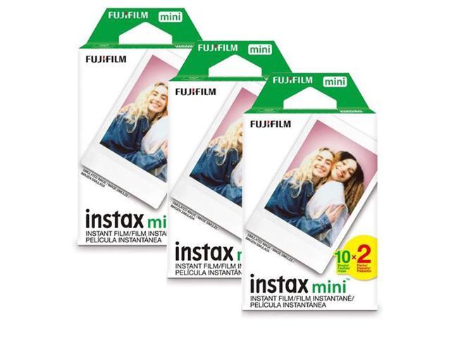 Fujifilm Instax Mini Instant Film, 5 Pack BUNDLE Includes Qty 2 Instax Mini Twin 10 Sheets x 2 packs = 40 Sheets + Instax Mini Single 10 Sheets:...