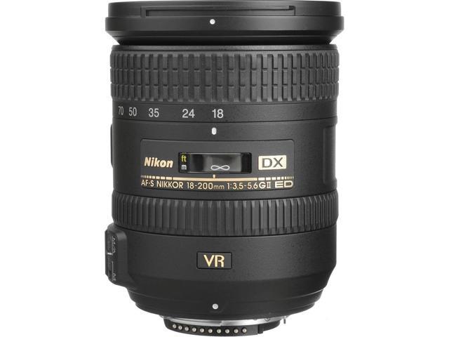 Nikon AF-S DX 18-200mm f/3.5-5.6G VR II Lens (2192) Intl Model Bundle