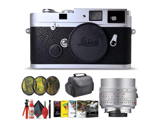 Photos - Camera Leica MP 0.72 Rangefinder   +  35mm f/1.4 Lens + Filter (Silver)