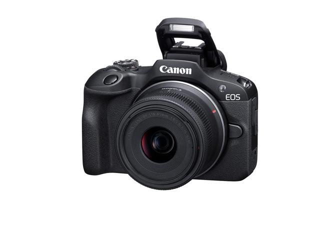 Canon - EOS R100 4K Video Mirrorless Camera 2 Lens Kit with RF-S18-45mm and RF-S55-210mm Lenses - Black - image 10