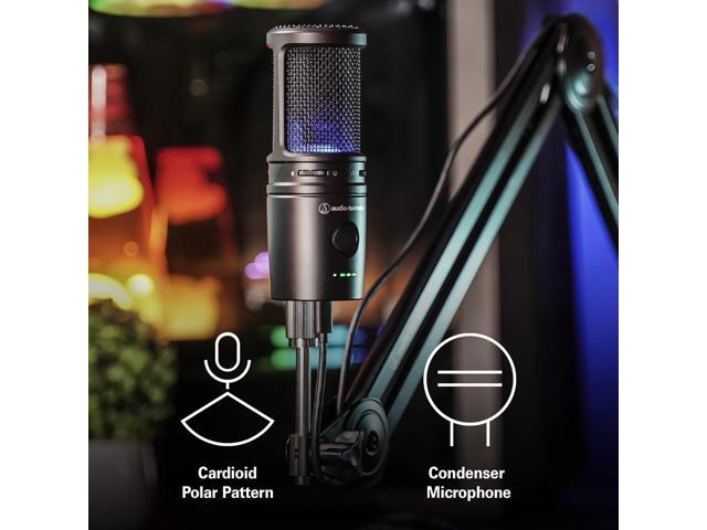 Audio Technica AT-2020USB-XP Cardioid Condenser USB Microphone - Black