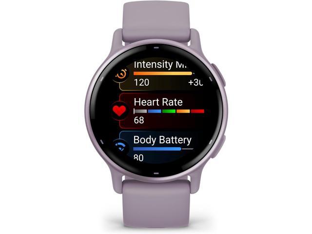 Garmin - vívoactive 5 GPS Smartwatch 42 mm Fiber-reinforced polymer - Metallic Orchid Aluminum and Orchid - (2023) - image 3