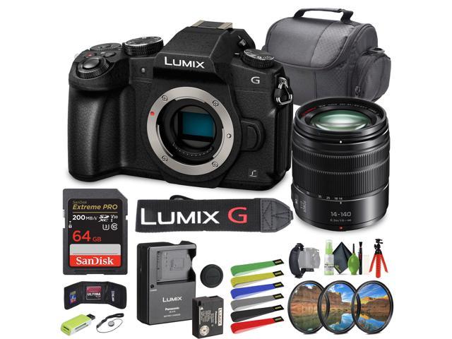Photos - Camera Panasonic Lumix DMC-G85 Mirrorless Digital  With Lumix G 14-140mm Le 