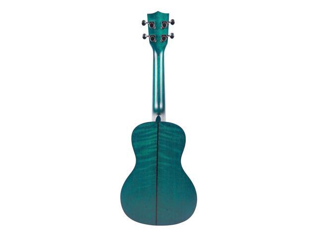 Kala Brand Music Co. Blue Exotic Mahogany, 4-String Ukulele, Right-Handed, Concert (KA-CEMB)
