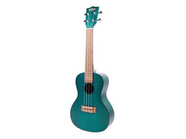 Kala Brand Music Co. Blue Exotic Mahogany, 4-String Ukulele, Right-Handed, Concert (KA-CEMB)