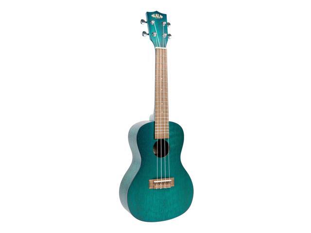 Kala Brand Music Co. Blue Exotic Mahogany, 4-String Ukulele, Right-Handed, Concert (KA-CEMB)