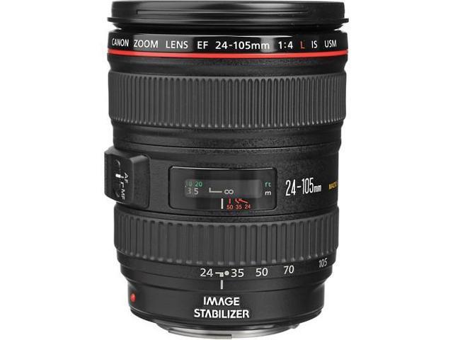 Canon EF 24-105mm f/4L IS USM Lens (0344B002) + Filter Kit + Cap Keeper Bundle (International Version)