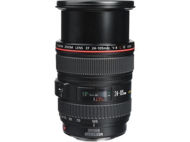 Canon EF 24-105mm f/4L IS USM Lens (0344B002) + Filter Kit + Cap Keeper Bundle (International Version)