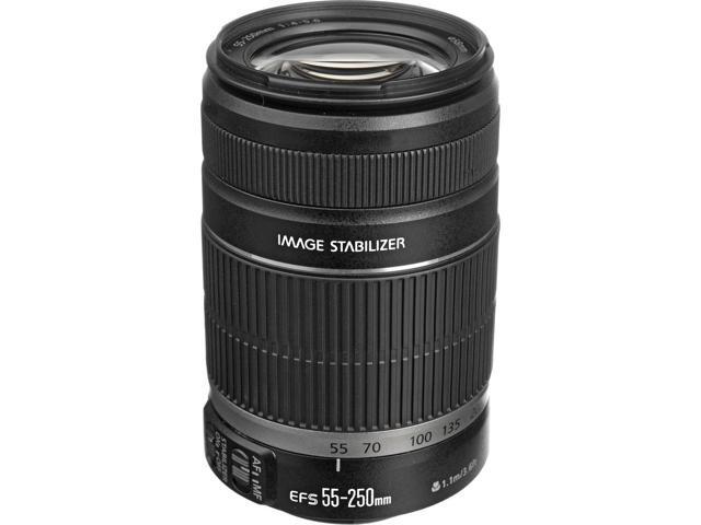 Canon EF-S 55-250mm f/4-5.6 IS II Lens (5123B006) + Filter Kit + Cap Keeper - Bundle