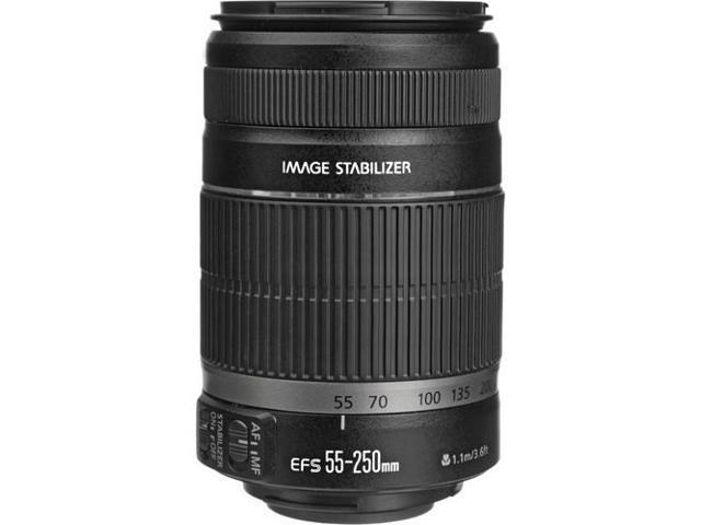 Canon EF-S 55-250mm f/4-5.6 IS II Lens (5123B006) + Filter Kit + Cap Keeper - Bundle