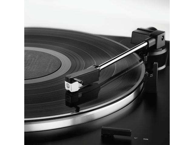 Audio-Technica AT-LP60XBT-BK Fully Automatic Bluetooth Belt-Drive Stereo Turntable, Black, Hi-Fi, 2 Speed, Dust Cover, Anti-Resonance, Die-cast...