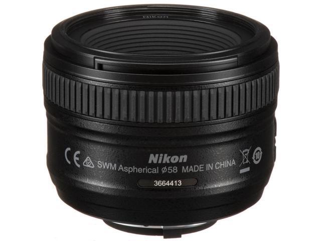 Nikon AF-S NIKKOR 50mm f/1.8G Lens (2199) + Filter Kit + Cap Keeper + Cleaning Kit - Bundle