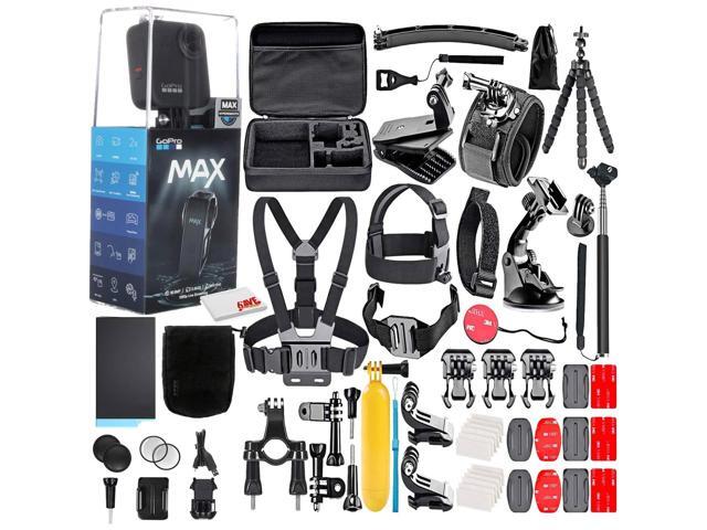 GoPro MAX 360 Waterproof Action Camera -With 50 Piece Accessory Kit