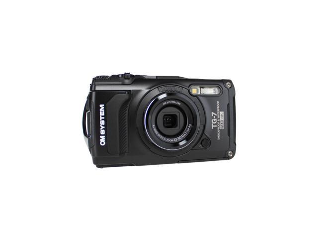 OM SYSTEM Tough TG-7 Camera - 2 Batteries + Float Strap + 64GB Card + Software + More
