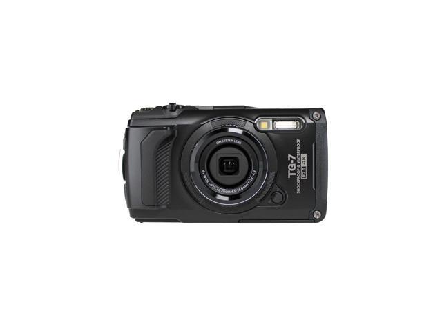 OM SYSTEM Tough TG-7 Camera - 2 Batteries + Float Strap + 64GB Card + Software + More