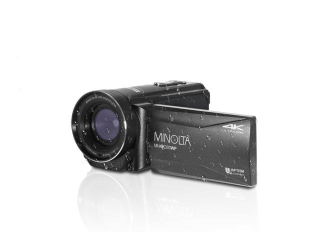 Photos - Camcorder Konica Minolta Minolta MN4K300WP 4K Ultra HD / 56 MP Waterproof  - Black MINMN4K 