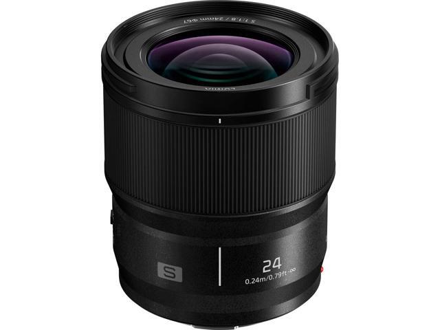 Panasonic Lumix S 24mm f/1.8 Lens Bundle With 2x 64GB Card + Lens Pouch + Accessories