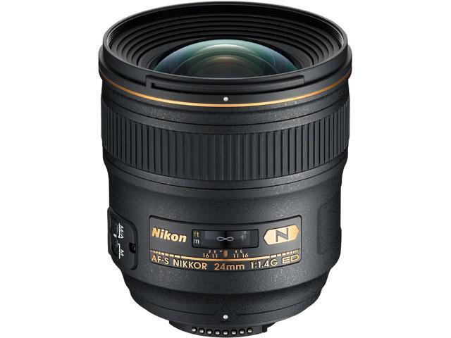 Nikon AF-S NIKKOR 24mm f/1.4G ED Auto Focus Zoom Lens (2184) Bundle