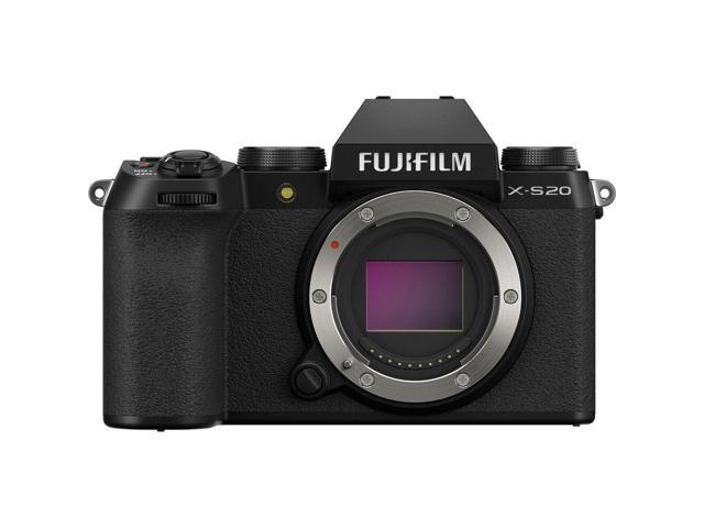 Fujifilm X-S20 Professional Compact Digital Mirrorless Camera Body Bundle Black