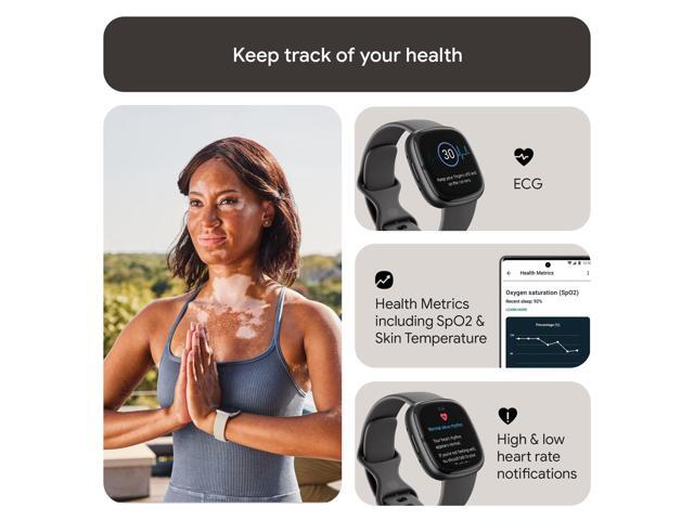 Fitbit - Sense 2 Advanced Health Smartwatch - Graphite - (2022) - image 4