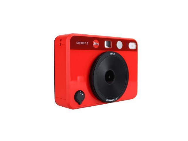 Leica Sofort 2 Hybrid Instant and Digital Camera + Instant Film 100 Sheets Red