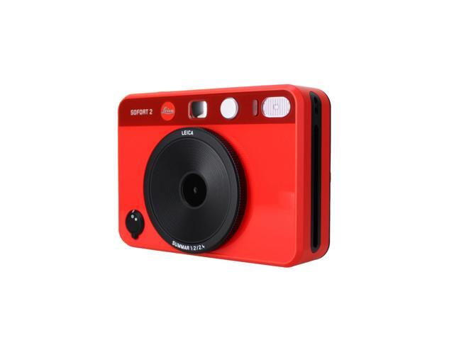 Leica Sofort 2 Hybrid Instant and Digital Camera + Instant Film 100 Sheets Red